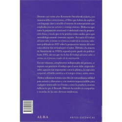 Libro. EL TRABAJO DEL ACTOR SOBRE SÍ MISMO EN EL PROCESO CREADOR DE LA ENCARNACIÓN