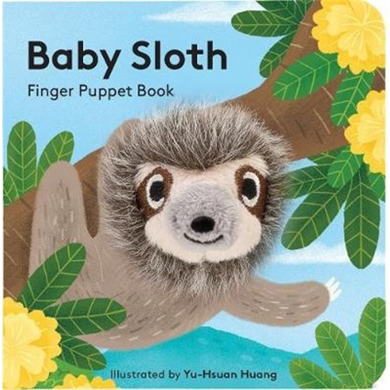 Libro titere de dedo. BABY SLOTH Finger Puppet Book
