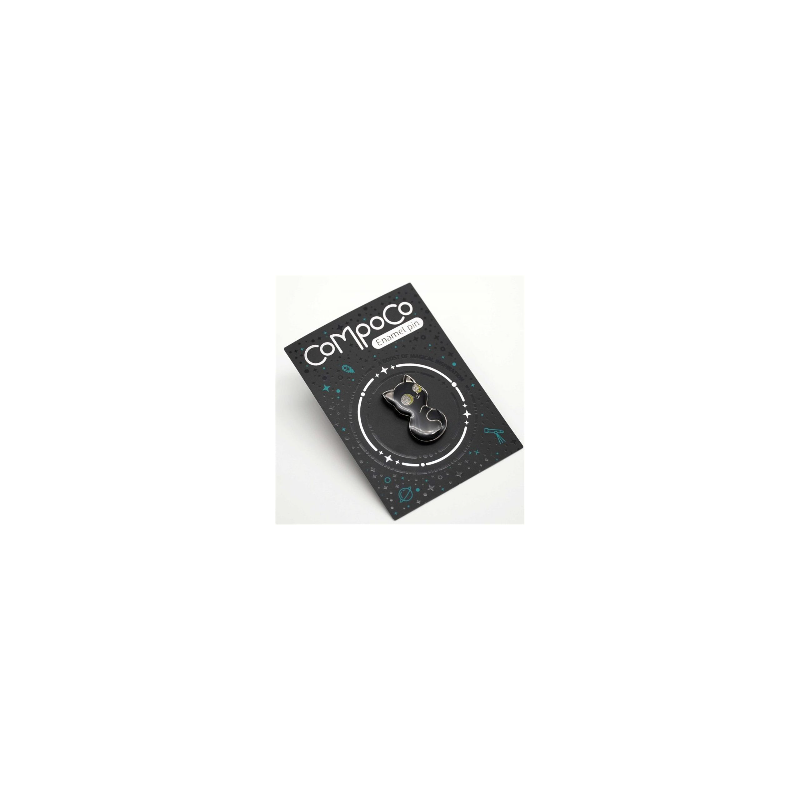 Pin. BLACK CAT STARRY by Compoco