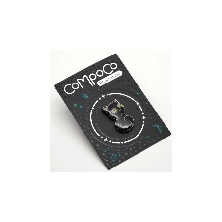 Pin. BLACK CAT STARRY by Compoco