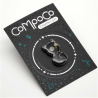 Pin. BLACK CAT STARRY by Compoco
