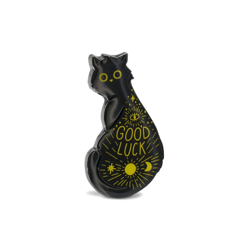 PIN. Good luck Black Cat Back - By Compoco