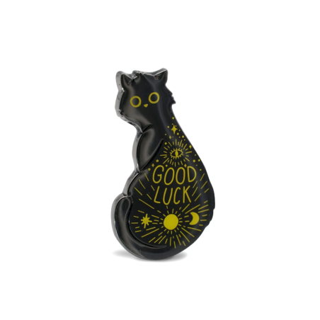 PIN. Good luck Black Cat Back - By Compoco