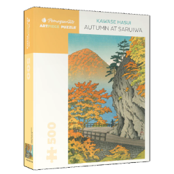 ROMPECABEZAS. Kawase Hasui. Autumn at Saruiwa. 500 Piezas