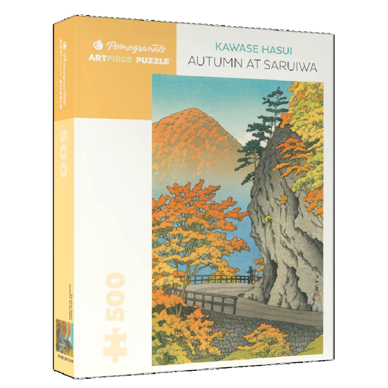 ROMPECABEZAS. Kawase Hasui. Autumn at Saruiwa. 500 Piezas