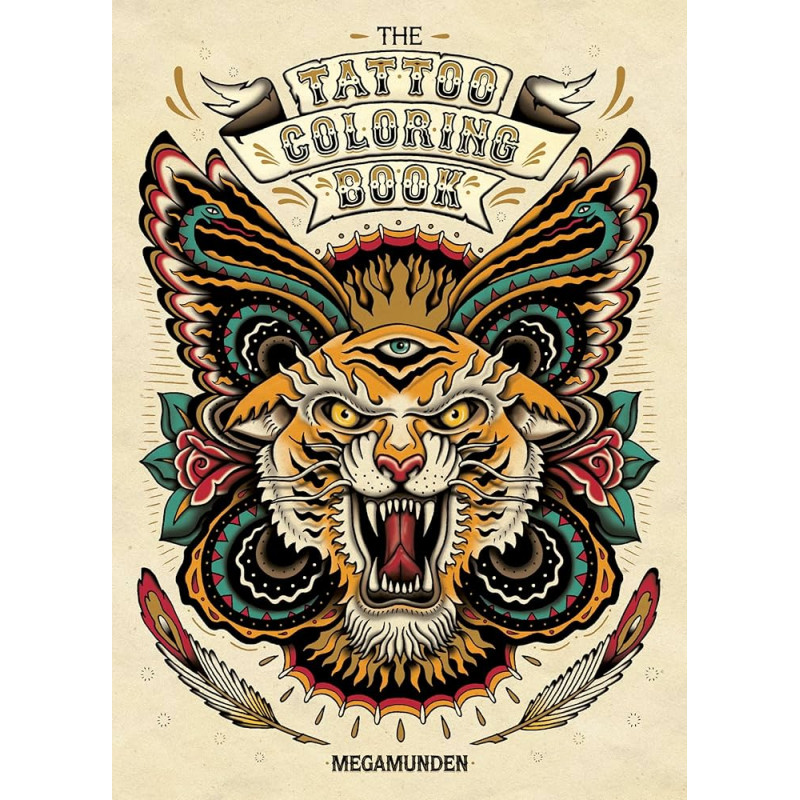 Libro. THE TATTOO COLORING BOOK