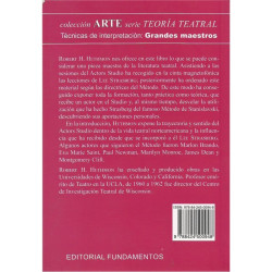 Libro. EL MÉTODO DEL ACTOR'S STUDIO