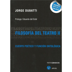 Libro. FILOSOFÍA DEL TEATRO II