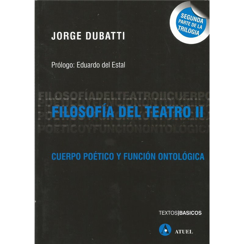 Libro. FILOSOFÍA DEL TEATRO II