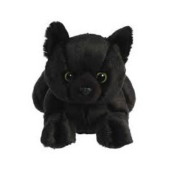 Muñeco. GATO NEGRO (Mini Flopsie) aurora