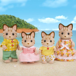 Figura. FAMILIA GATO DE RAYAS - Sylvanian Families - ternurines