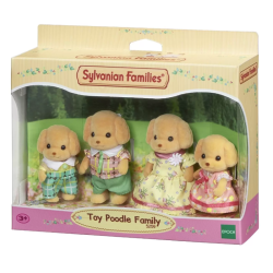 Figura. Familia Perro Caniche - Sylvanian Families - ternurines