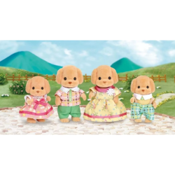Figura. Familia Perro Caniche - Sylvanian Families - ternurines