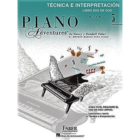 LIBRO. PIANO ADVENTURES. NIVEL 5. TÉCNICA E INTERPRETACIÓN