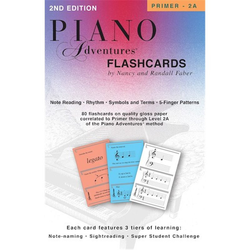 CARTAS. PIANO ADVENTURES FLASHCARDS IN A BOX
