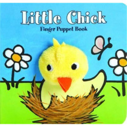 Libro Títere de dedo. Little Chick. Finger Puppet Book