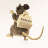 TÍTERE - RATÓN CON MALETÍN PACK RAT