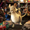 TÍTERE - RATÓN CON MALETÍN PACK RAT