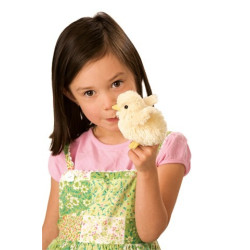 Títere de dedo. MINI POLLITO. ave