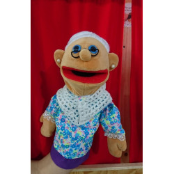 Títere de medio cuerpo. ABUELA ANA