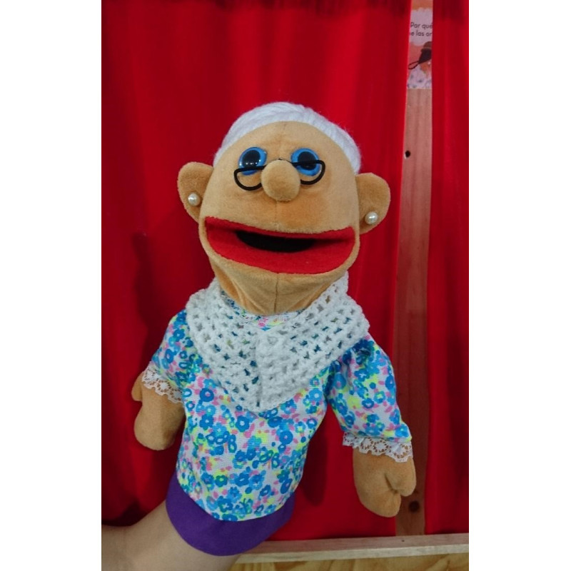 Títere de medio cuerpo. ABUELA ANA