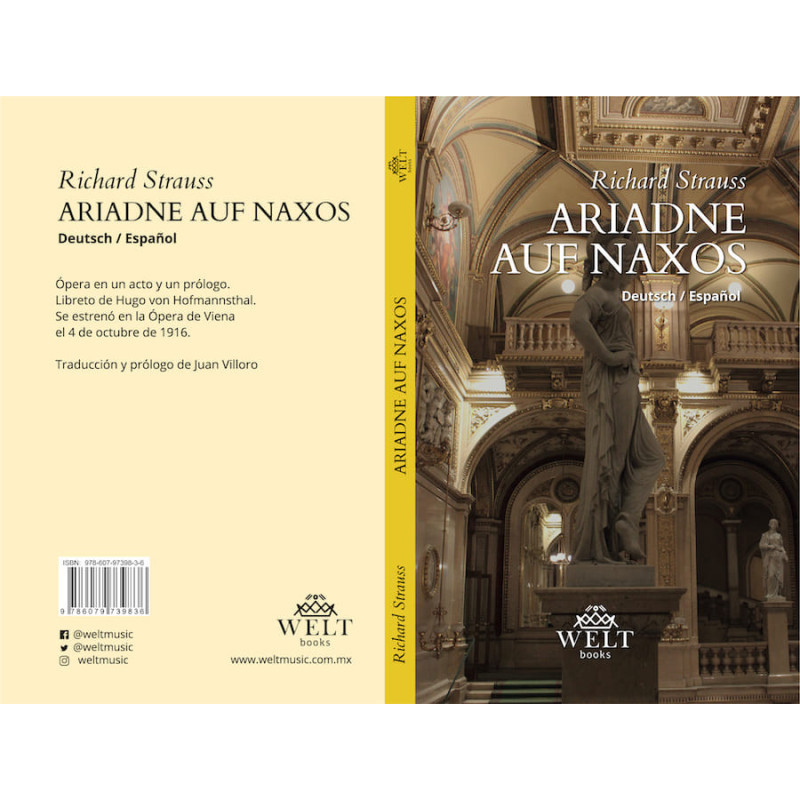 Libro. ARIADNE AUF NAXOS. STRAUSS