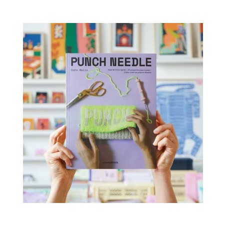 Libro. Punch Needle. Caro Bello