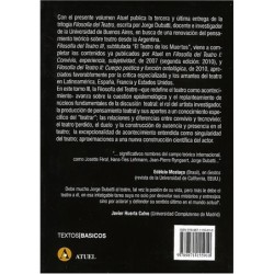 Libro. FILOSOFÍA DEL TEATRO III - El teatro de los muertos