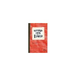 Libro. DESTROZA ESTE DIARIO. Keri Smith. Libro rojo