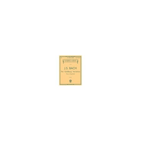 Partitura. BACH: GOLDBERG VARIATIONS. Schirmer Library of Classics Volume 1980