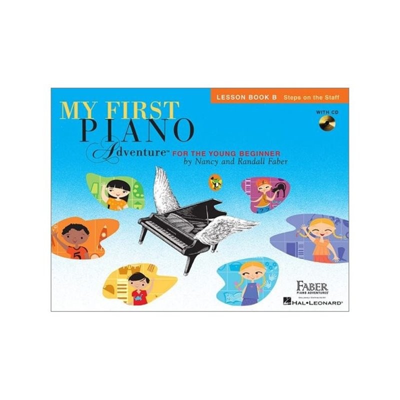 Libro. MY FIRST PIANO ADVENTURE. Lesson book. B with Audio included