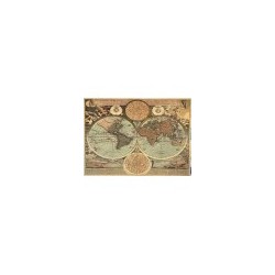 Rompecabezas 1000 piezas. ANTIQUE WORLD MAP, FOIL PUZZLE