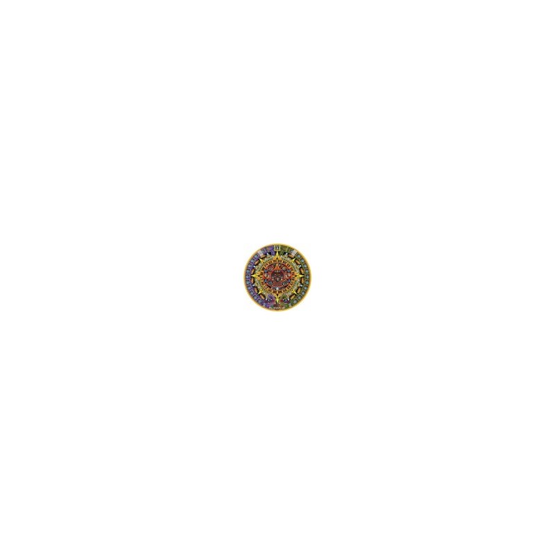 Rompecabezas circular. Michael Angulo: Aztec Sun Stone 1000-Piece Circular Jigsaw Puzzle