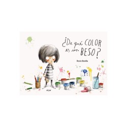Libro. ¿De qué color es un beso? - Tapa dura