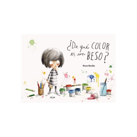 Libro. ¿De qué color es un beso? - Tapa dura