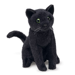 Títere de dedo. MINI GATO NEGRO