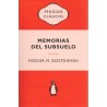 LIBRO. MEMORIAS DEL SUBSUELO. Fiódor M. Dostoievski