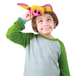 Títere de dedo. Mini Polilla Arce Rosado