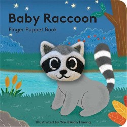 Libro. Titere de Dedo BABY RACCOON - Finger Puppet Book