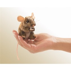 Títere de dedo. MINI RATÓN DE CAMPO