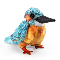 Títere de dedo. Mini Martín Pescador Común ave