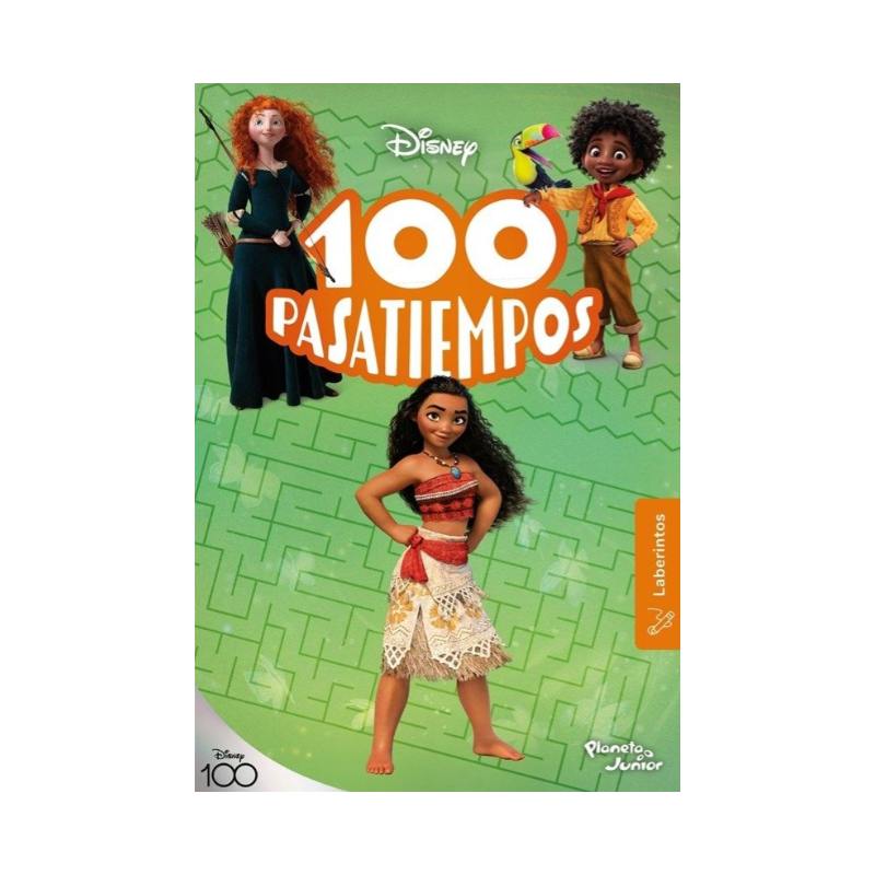 Libro. 100 PASATIEMPOS - LABERINTOS - DISNEY