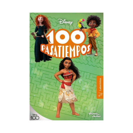 Libro. 100 PASATIEMPOS - LABERINTOS - DISNEY