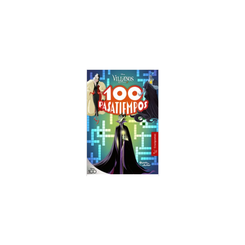 Libro. 100 pasatiempos (crucigramas). Villanos