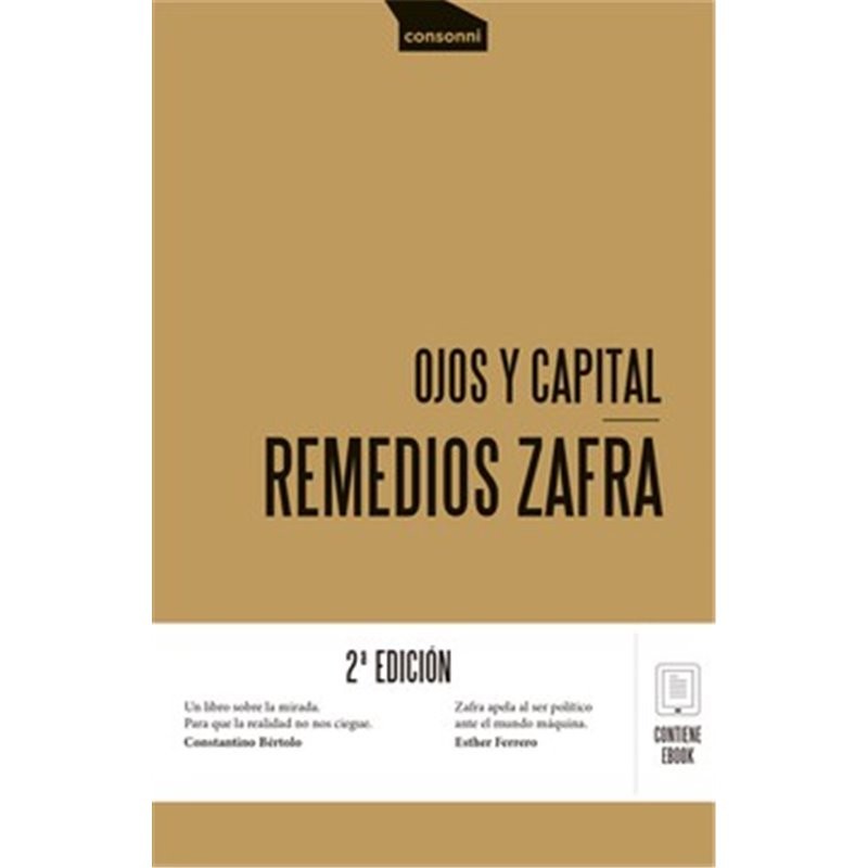 Libro. OJOS Y CAPITAL. REMEDIOS ZAFRA