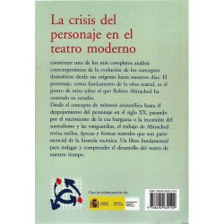 Libro. LA CRISIS DEL PERSONAJE EN EL TEATRO MODERNO