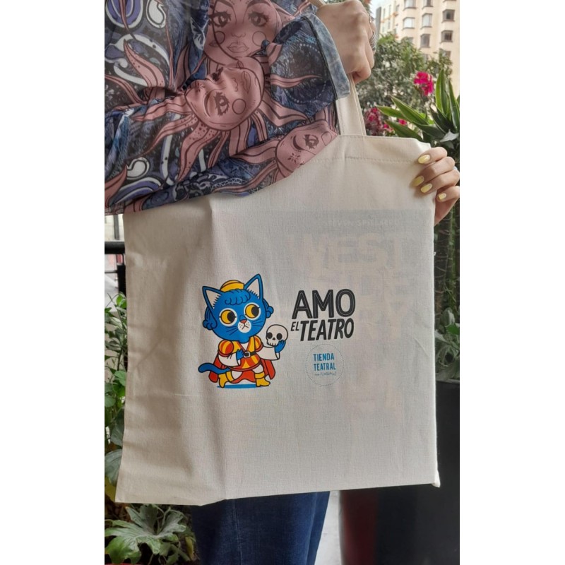 Tote bag. AMO EL TEATRO por RAEIOUL