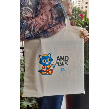 Tote bag. AMO EL TEATRO por RAEIOUL