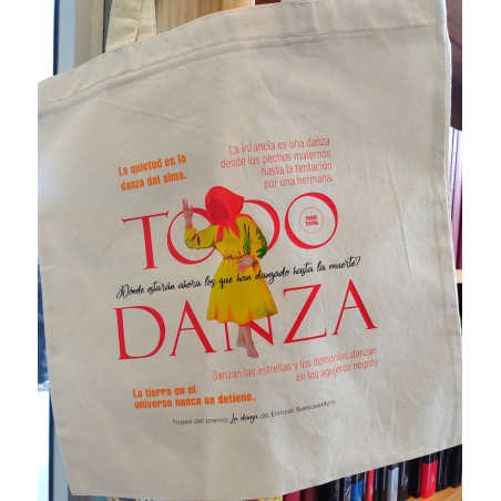 Tote bag. TODO DANZA. Frases