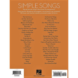 Partitura. SIMPLE SONGS - THE EASIEST EASY PIANO SONGS
